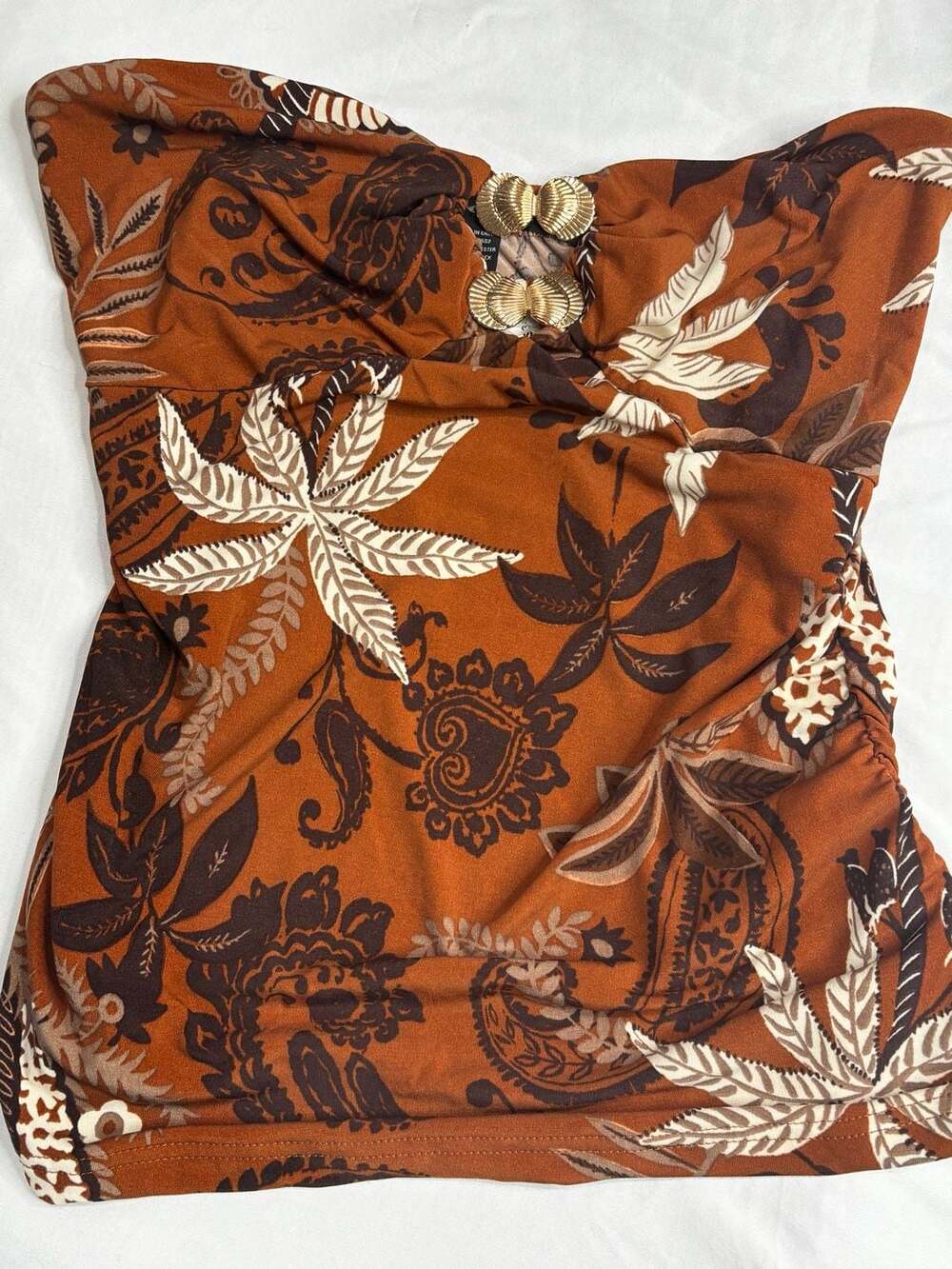 Ashley Stewart Printed Tub Top - Multi